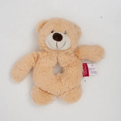 Anillo de Sonajero Playtex Baby Bear Plush Tan Soft Lovey Toy Foto 1 de 4