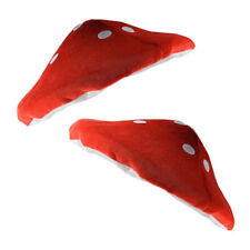 2pcs Mushroom Hat Adorable Costume Red Party Hats Kids Cosplay Decoration