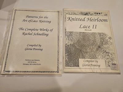Patterns for the Art of Lace Knitting Gloria Penning Knitted Heirloom Lace II - Image 1 of 2