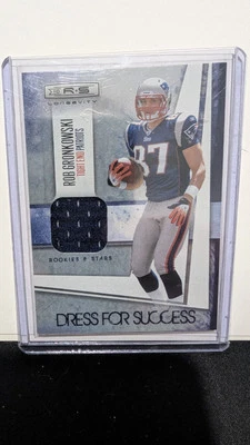 ROB GRONKOWSKI 2010 Rookies And Stars LONGEVITY ROOKIE PATCH /249 Patriots - Image 1 of 2
