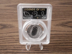2019s Life of Legends Apollo 11 50th Anniversary Half. Dan Issel  PR70DCAM - Picture 1 of 8