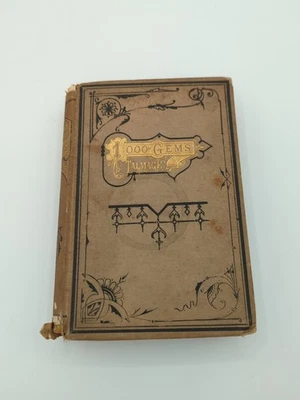 One Thousand 1000 Gems of Religious Thought T DeWitt Talmage Antique Book Rare Foto 1 de 4