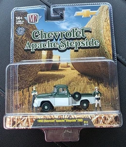 M2 Machines 1958 Chevrolet Apache Stepside 2WD R14 25-18 Diorama nur 7200 Teile - Bild 1 von 1