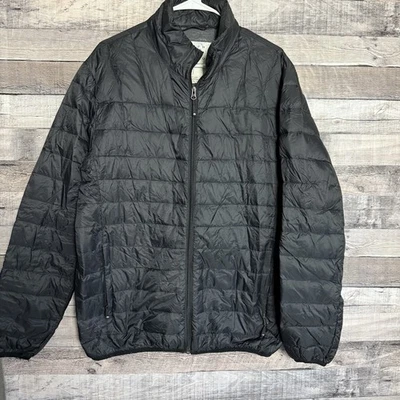Joseph Abboud Performance Black Full Zip Duck Down/Feather Puffer Jacket - Image 1 of 4