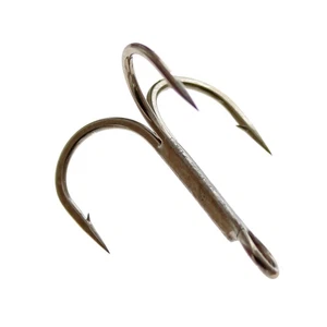 Gamakatsu Treble Round Bend Hooks Bronze - Picture 1 of 1