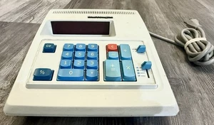Vintage 1970s Calculator Burroughs C-5120 Desk Adding Machine Tested Working 70s - Picture 1 of 8