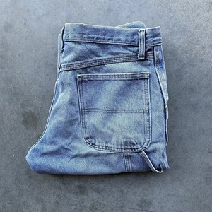 Vintage 90s Rustler Denim Carpenter Jeans Paint Distressed Faded 33x30 - Bild 1 von 4