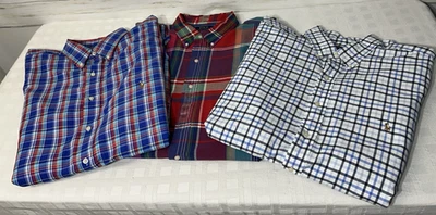 Lot 3 Polo Ralph Lauren FLESH PONY Long Sleeve Button Shirts Men 2XLT 2XL TALL - Image 1 of 4