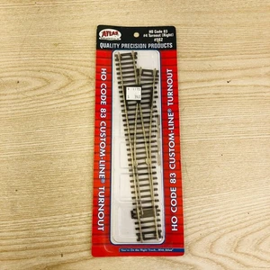 Atlas #562 Right Hand #4 Custom-Line Turnout - Code 83 Rails HO Scale - Picture 1 of 2