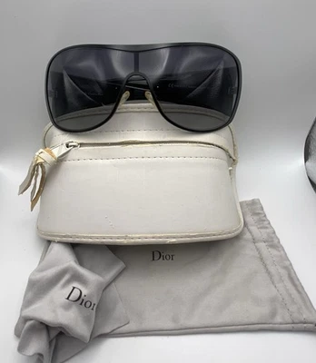 CHRISTIAN DIOR SubDior 2 CQEUK негабаритный щит надежном солнцезащитные очки Италии все включены - Изображение 1 из 4