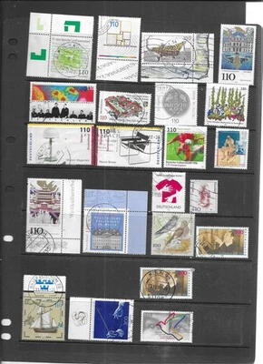 GERMANY 1998. SET 2. SELECTION OF 22. VERY FINE USED. AS PER THE SCAN. - Image 1 of 3