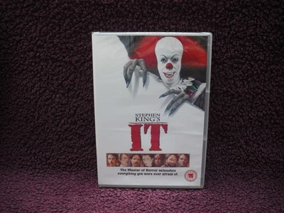 Stephen King's It DVD (1990) Harry Anderson, Dennis Christopher, New/Sealed. - Image 1 of 2