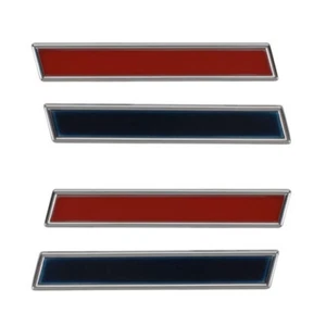 1961 Corvette Side Bars Red and Blue with Nuts 5152 NEW 61 - Picture 1 of 4