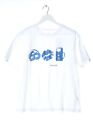 STRAWANZA T-Shirt Damen Gr. DE 36 weiß-blau Casual-Look