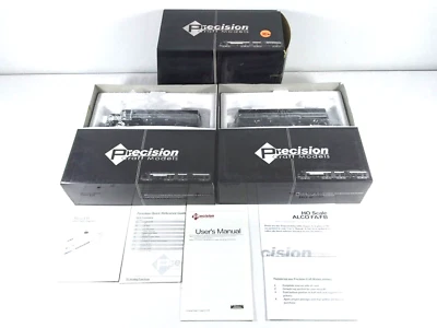 HO Train Precision Craft Models NYC Alco FA1 & FB1 Diesel Set - Image 1 of 4