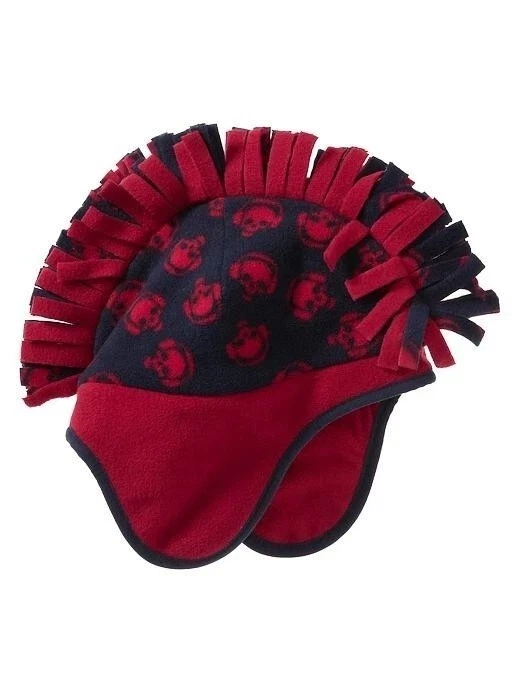 Gap Niños Niños Pro Polar Mohawk Sombrero Orejeras Rayas Camuflaje S M NUEVO CON ETIQUETAS NUEVO Foto 1 de 1