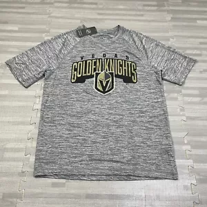 NHL Las Vegas Golden Knights Active T-Shirt Mens M Short Sleeve Heather Gray - Picture 1 of 7