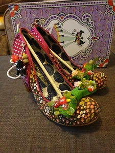 Irregular Choice Bubba Budda Raro Difícil de Encontrar Reino Unido Talla 7.5 EU 41 Floral Primavera - Imagen 1 de 12