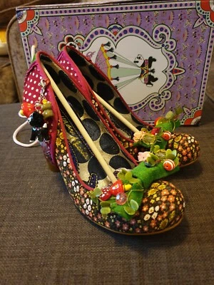 Irregular Choice Bubba Budda Rare Hard To Find UK size 7.5 EU 41 Floral Spring - image 1 of 4