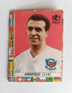 FIGURINA CALCIATORI LAMPO WORLD CUP CHILE 1962 INGHILTERRA ARMFIELD n 119 OTTIMA - Imagen 1 de 2