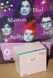 The Osbourne Family Trivia Game Parts - Factory Sealed Trivia Cards 2002 Fundex - Picture 1 of 5
