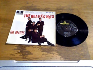 THE BEATLES - THE BEATLES' HITS 2nd Mono EMI PARLOPHONE UK PS 7" EP 1963 BuPr - Picture 1 of 2