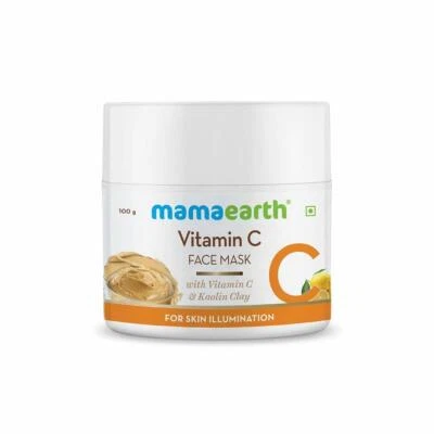Mamaearth Vitamin C Face Mask For Skin Illumination With Vitamin C & Kaolin Clay - Image 1 of 4