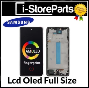 DISPLAY LCD FRAME NERO SAMSUNG A33 SM A336B TOUCH SCHERMO OLED PARI ORIGINALE - Afbeelding 1 van 3