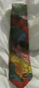 Serica Elite 100% Silk Tie~Abstract Multicolor~Italy~LBDCT - Picture 1 of 4