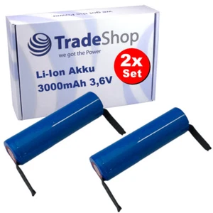 2x AKKU 3000mAh 3,6V Li-Ion für Bosch ISO IXO CISO XEO ISIO IXO Mini PTK 3,6 Li - Bild 1 von 1