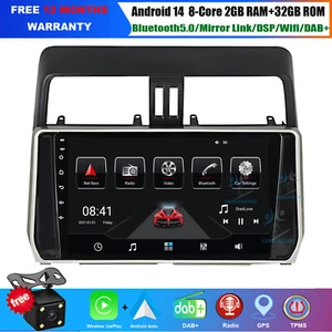 10 Zoll CarPlay Radio Android 14 Autoradio für Toyota Land Cruiser Prado 2017-2020 - Bild 1 von 24