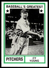 1987 TCMA 1982 Greatest Pitchers Cy Young Cleveland Indians #16