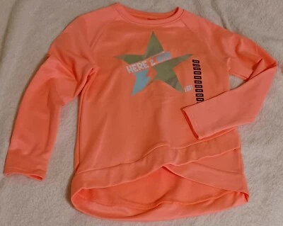 Nuevo Skechers Niñas Top Sudadera Manga Larga 14/16 Naranja Activo Aquí 2 Ganan Foto 1 de 4