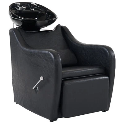 Barberpub Friseurwaschbecken Friseur Waschplatz Rückwärtswaschsessel 9090BK