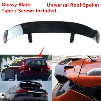 Fit For Volvo V70 98-07 Rear Window Roof Spoiler Modified Wing ABS Glossy Black Foto 1 de 4