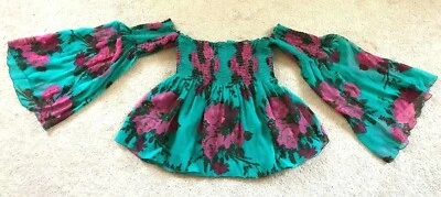 Betsey Johnson 真丝夏季上衣!!! 全新无标签 — 第 1/4 张图片