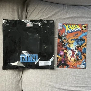 Marvel X-men X Kith Beast Tee T-shirt Blue Black + Comic Book - New Size Small - Picture 1 of 3