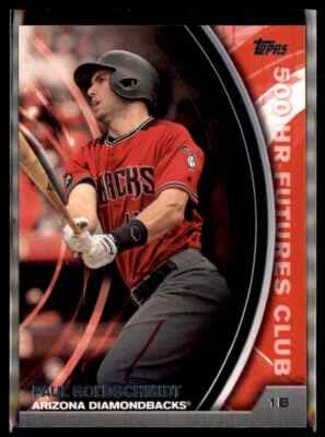 2016 Topps Update 500 HR Futures Club Paul Goldschmidt Arizona Diamondbacks - Image 1 of 2