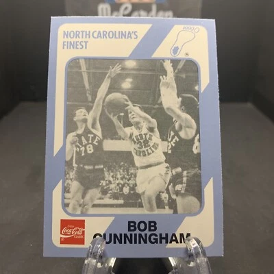1989 Collegiate Collection/Coca-Cola North Carolina's Finest Bob Cunningham #124 - Image 1 of 2