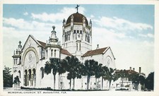 Memorial Igreja Presbiteriana St Augustine Florida Cartão Postal-Arquitetura