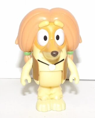 Figura de acción Bluey Family & Friends ~ INDY ~ Afghan Hound Hippie Dog SIN CAJA Foto 1 de 4