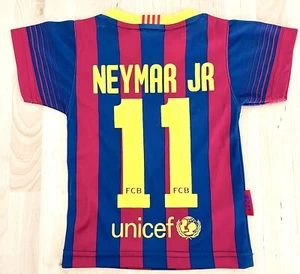 Barcelona Trikot Kinder NEYMAR JR (0 Jahre = ca. Größe 74-80cm) Saison 2013/2014 - Bild 1 von 3