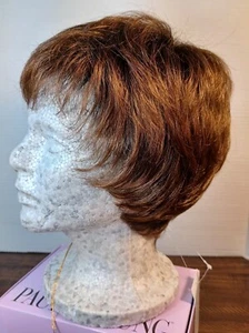 Parrucca corta vintage NOS nuova Paula Young Auburn marrone stile: CASEY colore: 4/30#2 - Foto 1 di 7