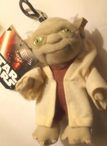 YODA Star Wars Plush Toy Key Chain Coin Clip On 7”. New Tags - Picture 1 of 6
