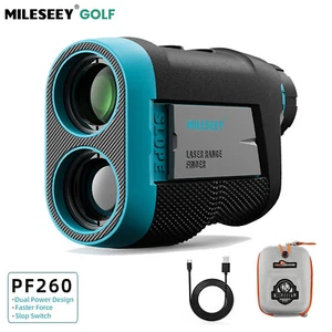 Mileseey Golf Range Finder with Flag Pole Lock Vibration Rechargeable Magnetic - Picture 1 of 9
