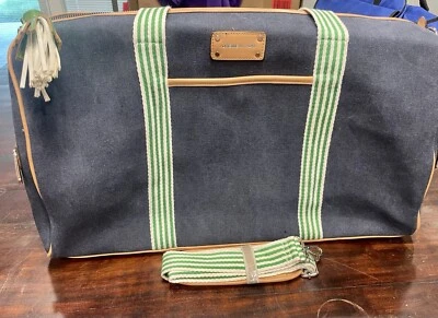 NUEVO CON ETIQUETAS - Bolso de Lona Adrienne Vittadini Azul Foto 1 de 4