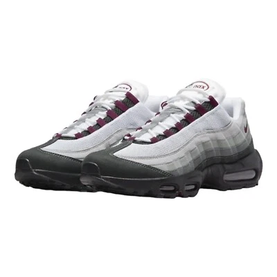 NEW Nike Air Max 95 Men's Size 4 Black/Dark Beetroot-Pearl Grey DQ9001-001 - Image 1 of 4