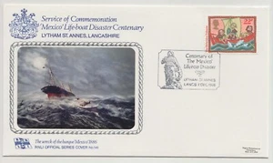 RNLI Bote Salvavidas Serie Oficial Cubierta #141 Dedicación México Desastre Centenario - Imagen 1 de 1