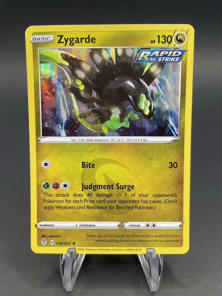 Zygarde 118/203 SWSH07: Evolving Skies Holo - Image 1 of 1
