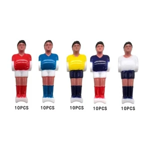 10Pcs Foosball Men Replacement Set Table Soccer Men Players Toys for Indoor - Picture 1 of 29